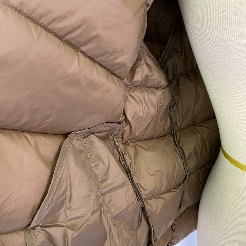 Tahari Tan Puffer Jacket - Picture 5 of 8